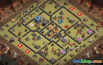 Top Clash of Clans TH13 Base Layouts with Links #34645