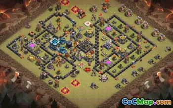Top Town Hall 13 Base Layouts for CoC #34647
