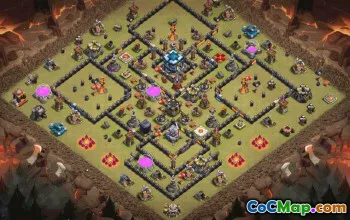 Top Town Hall 13 Base Layouts with Copy Link #35014