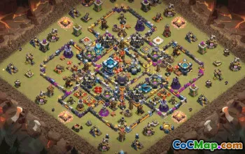 Copy TH13 Base Layouts for Clash of Clans #35027