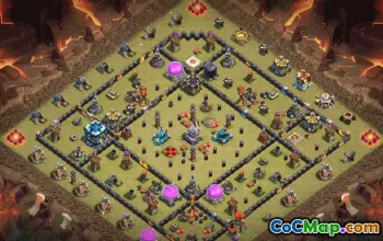 Top Town Hall 13 Base Layouts with Copy Link #35153