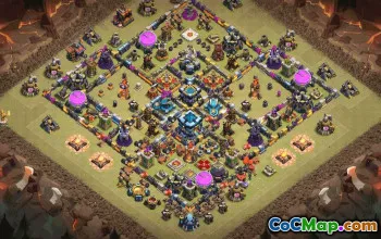 Top Town Hall 13 Base Layouts with Copy Link #35356