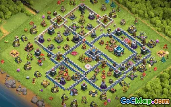 CoC Town Hall 13 Base Layouts with Link #35477