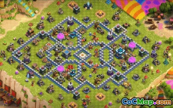 Top Town Hall 13 Base Layouts with Copy Link #35830