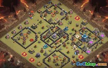 Copy TH13 Base Layouts for Clash of Clans #35893