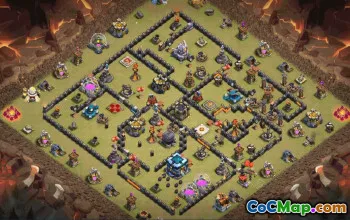 Top Town Hall 13 Base Layouts with Copy Links #35911