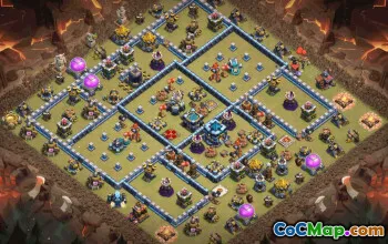 Best Town Hall 13 Base Layouts with Copy Link #36056