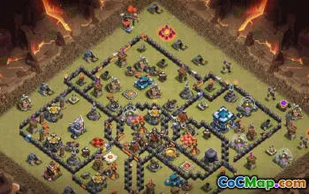 Top Town Hall 13 Base Layouts with Copy Link #36198