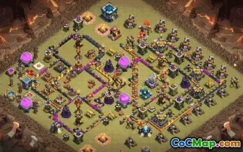 Top Clash of Clans TH13 Base Layouts with Links #37576