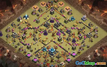 Top Town Hall 13 Base Layouts for Clash of Clans #37604