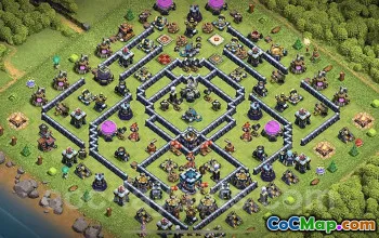 Top Town Hall 13 Base Layouts to Copy #40251