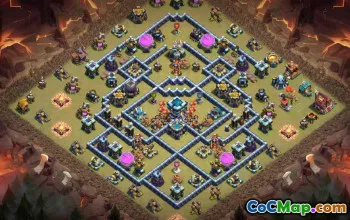 Copy TH13 Base Layouts for Clash of Clans #46036