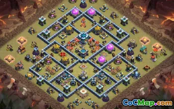 Top Town Hall 13 Base Layouts to Copy #46039