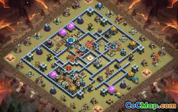 Top Copy Base Layout for Town Hall 13 #46854