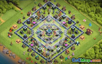 Top Town Hall 13 Base Layouts with Copy Links #47993