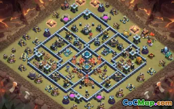 Top Town Hall 13 Base Layouts with Copy Link #49817