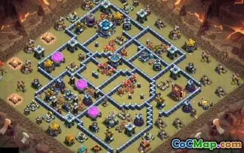 Top Town Hall 13 Base Layouts with Copy Link #49818