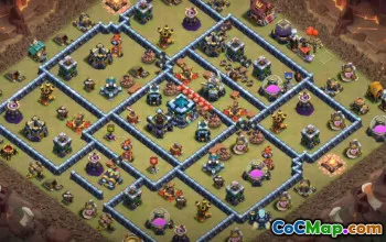Top Clash of Clans TH13 Base Layouts & Copy Links #51640