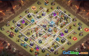 Top Copy Town Hall 13 Base Layouts #51670