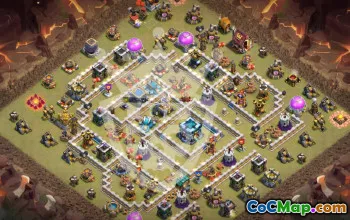 Copy Town Hall 13 Base Layouts with Link #51686