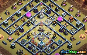 Copy TH13 Base Layouts with Link for CoC #52016