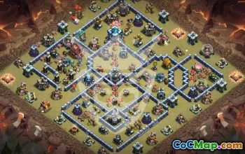 Top Clash of Clans TH13 Base Layouts with Copy Links #55285