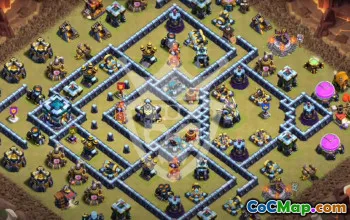 Top Town Hall 13 Base Layouts for Clash of Clans #55310