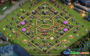 TH14 Farming Base: Hybrid Layout with Anti-Everything #21464