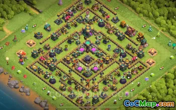 TH14 Farming Base Link - Anti Air Hybrid Design 2025 #26240