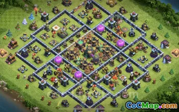 TH14 Farming Base Link - Anti Everything Hybrid COC #21601