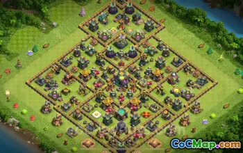 TH14 Max Farming Base & Anti 3-Star Strategy - Clash of Clans #17731