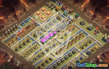 Top Town Hall 14 Base Layouts with Copy Link #48328