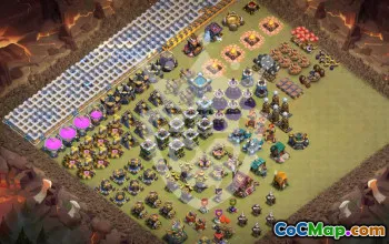 Top Town Hall 14 Base Layout Copy & Link #48343