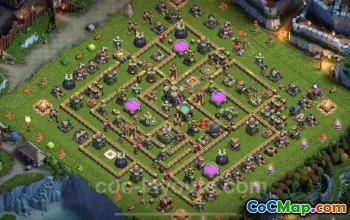 TH14 Trophy Base Link - Clash of Clans Defense Strategy #25992