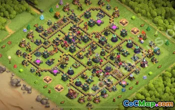 TH14 Trophy Defense Base with Link 2026 #57777