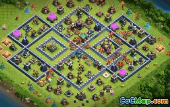 Top Town Hall 14 Base Layouts with Links #35233