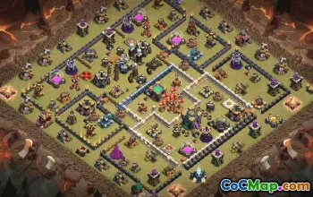 Top Clash of Clans TH14 Base Layouts #35234