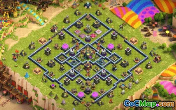 Top Town Hall 14 Copy Base Layouts with Links #37326