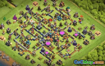 town hall 14, trophy/war base layout #37979