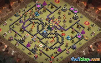 town hall 14, trophy/war base layout #39040
