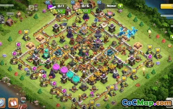 town hall 14, trophy/war base layout #39762
