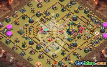 Top Town Hall 14 Base Layouts with Copy Link #44835