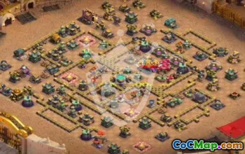 town hall 14, trophy/war base layout #45059