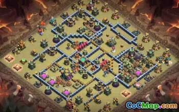 Top TH14 Base Layouts & Map Copy Links #46045