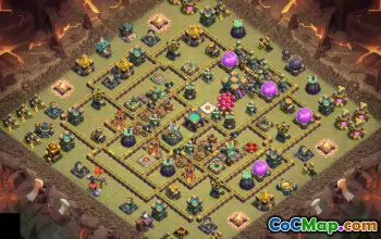 Top Town Hall 14 Base Layouts with Copy Link #46052