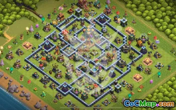 Copy TH14 Clash of Clans Base Layouts #48131