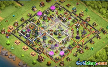 Top Town Hall 14 Base Layouts for CoC #48207
