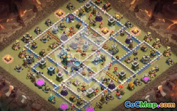 Top TH14 Clash of Clans Base Layouts with Links #48336