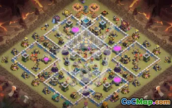 Top CoC TH14 Base Layouts with Copy Link #48338