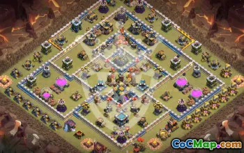 Top Clash of Clans TH14 Base Layouts with Links #48344